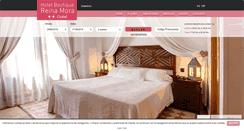 Desktop Screenshot of hotelreinamora.com